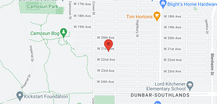 map of 3930 W 21ST AVENUE